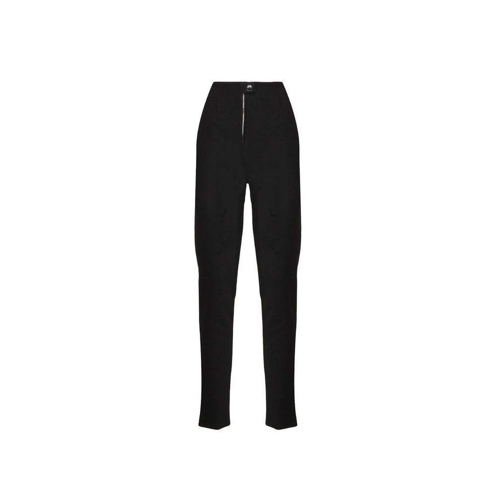 AlaΓ―a Black Elastane Leggings